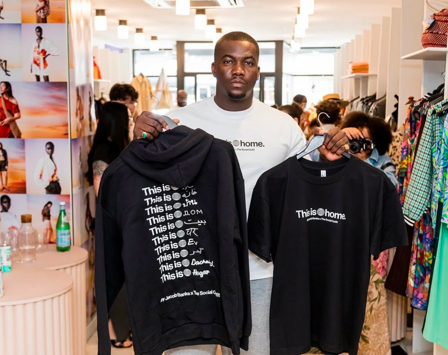 “This Is Home” — Hoodie [Black] (Social Outfit x Jacob Banks with American Apparel®)