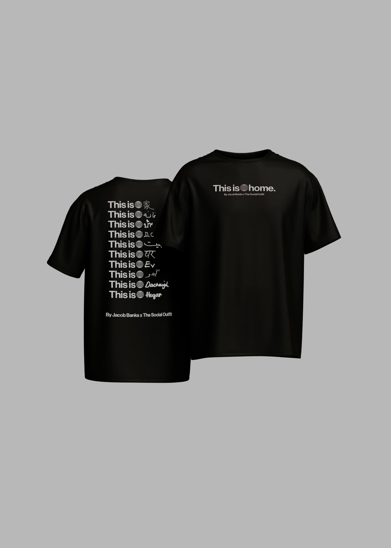 “This Is Home” T-Shirt (Social Outfit x Jacob Banks with American Apparel®)