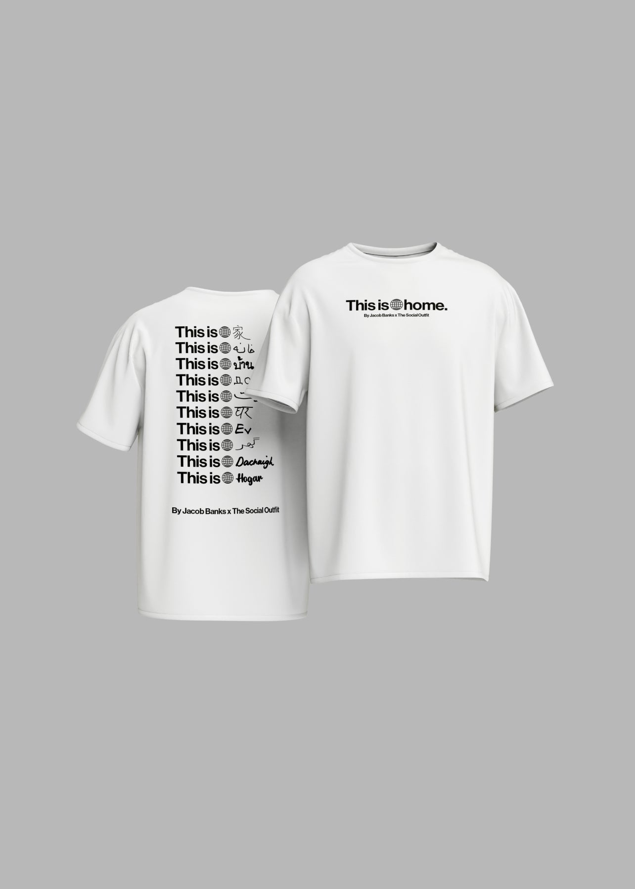 “This Is Home” T-Shirt (Social Outfit x Jacob Banks with American Apparel®)